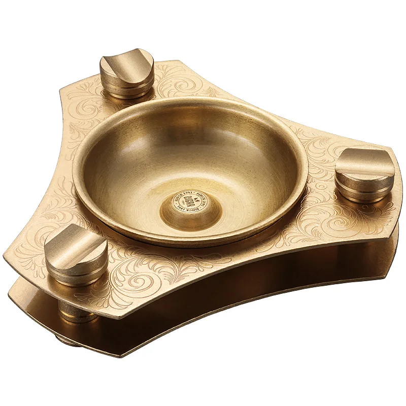 

CIGARLOONG cigar vintage bronze ashtray decoration Large cigar smoke detector gift box packaging CE-06