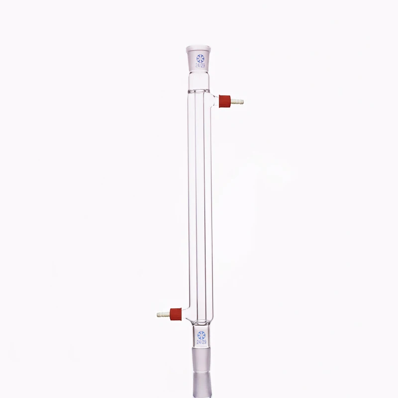 

Straight condenser 100mm 24/29,Condensation length 100mm,Condenser Liebig with fused inner tube,Removable small nozzle joint