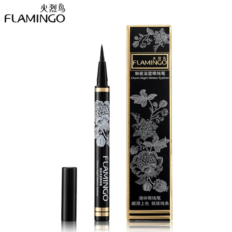 F LAMINGOยี่ห้อแต่งหน้าอายไลเนอร์แสตมป์ของเหลวความงามอายไลเนอร์ที่มีคุณภาพสูงกันน้ำดินสอเขี...