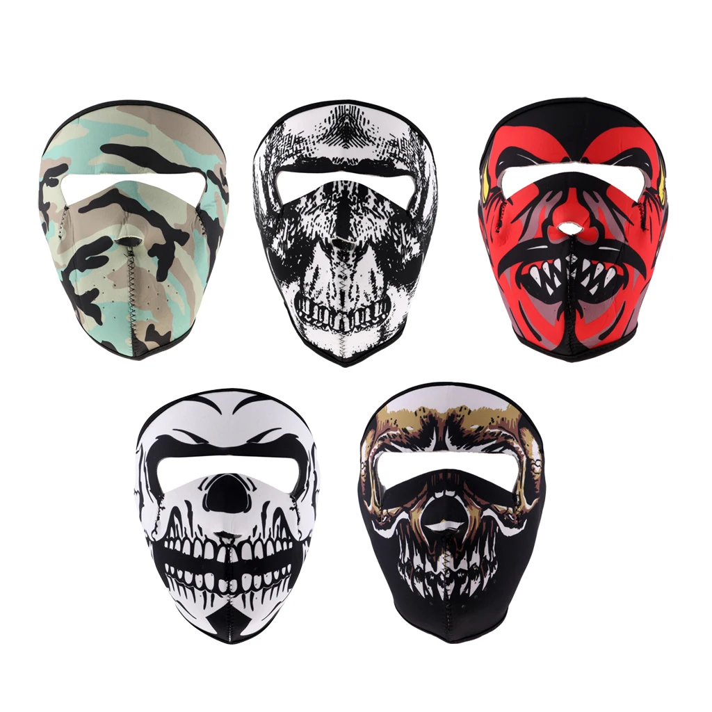 Windproof Ski Masks - Cold Weather Full Face Motorcycle Mask - Ultimate Thermal Retention & Moisture Wicking