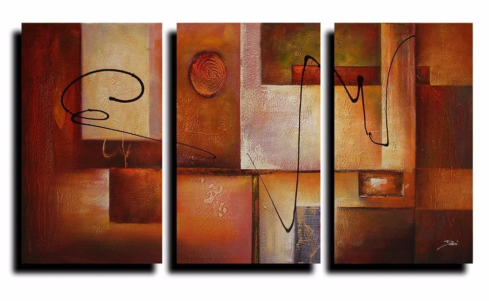 3 Panel Geometric Graphes Modern Canvas Art Wall Decor 3 Panel Geometric Graphes Modern Canvas Art Wall Decor