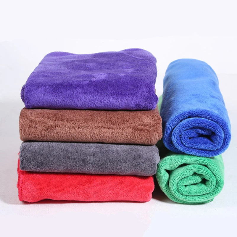 10pcs/lot 30x30cm Thick Car Wash Soft Microfiber Cloth Car