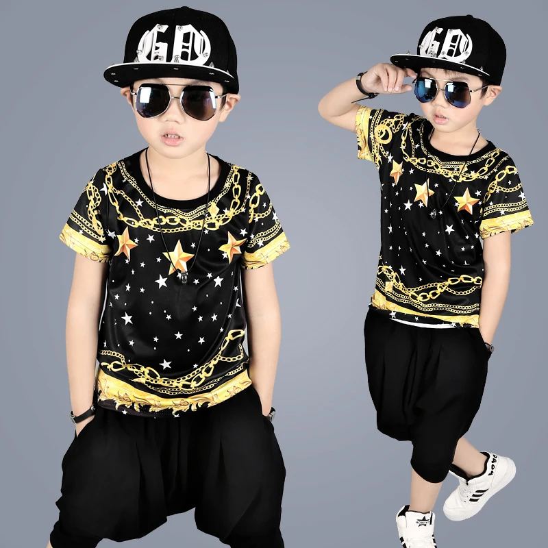 2018 Summer Children 's Dance Costume Street Hip Hop Jazz Costumes