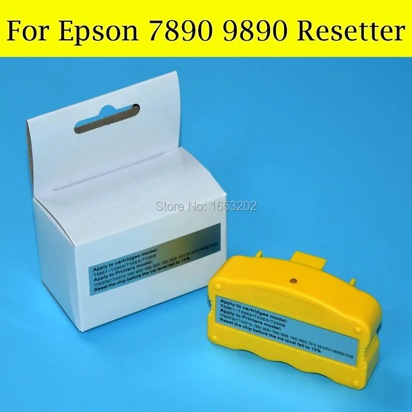 

HOT SELL Original Cartridge Chip Resetter For Epson 7890 9890 Printer
