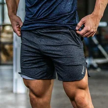 Новинка, модные мужские шорты, мужские спортивные шорты для бега, хлопковые спортивные штаны для бодибилдинга, фитнеса, повседневные шорты для бега