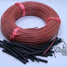 12K теплый пол из углеродного волокна нагревательный провод электрический горячей линии Инфракрасный нагревательный кабель 220 В