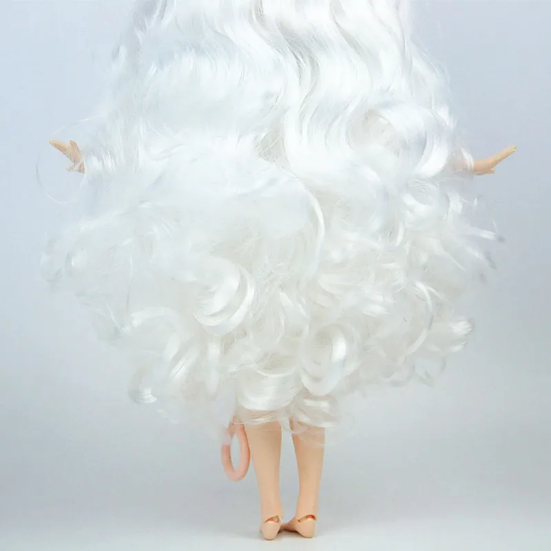 Фабрика Blyth кукла белые волосы волнистые куклы Совместное тело DIY игрушки BJD Мода