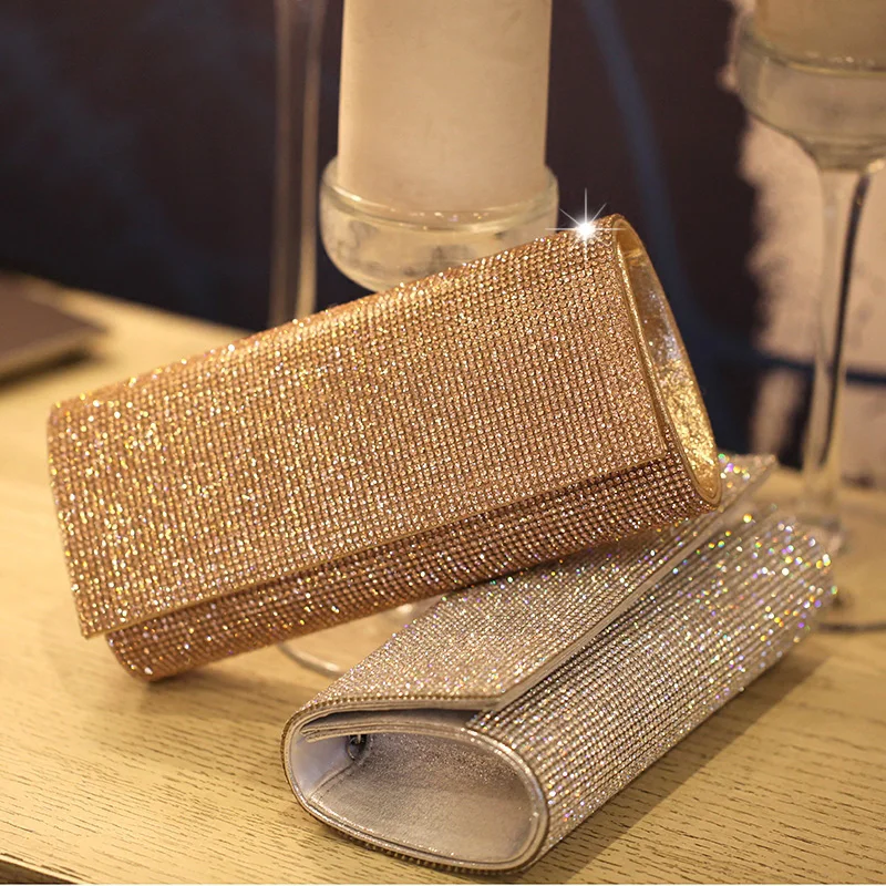 Famous Brand Design Luxury Crystals 2017 Women Evening Bags Designer Female Evening Clutch Bags Crystal Women Bag Luxury Brand