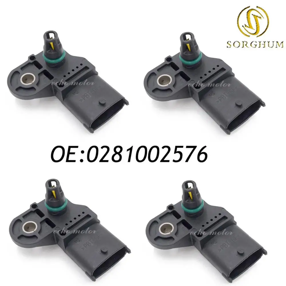 4PCS Intake Manifold Pressure Sensor MAP For BOSCH 0281002576 0281002743 IVECO FIAT | Автомобили и мотоциклы