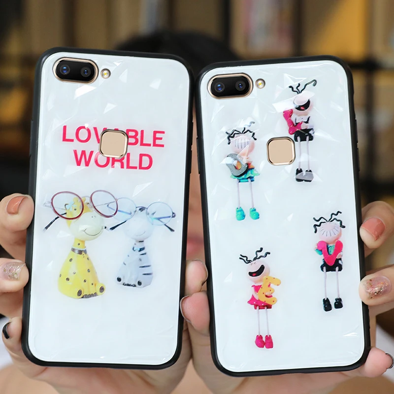 3D Diamond Case For Vivo V15 Pro V11 Cases Soft Silicone Painting Covers On for Vivo Y97 Y95 Y93 Y85 Y75 Y71 X9 X27 X23 X21i X20