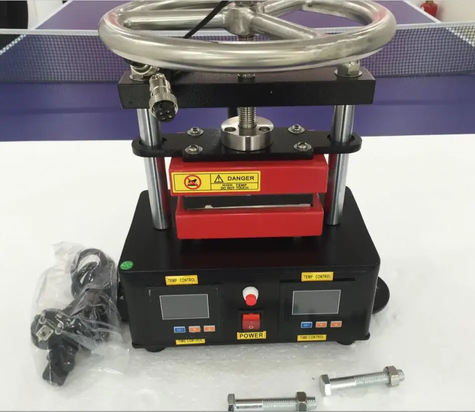 2000+ Psi Professional Rosin Press Hand Crank Duel Heated Plates (2.4" X 4.7" ) Heat Printer