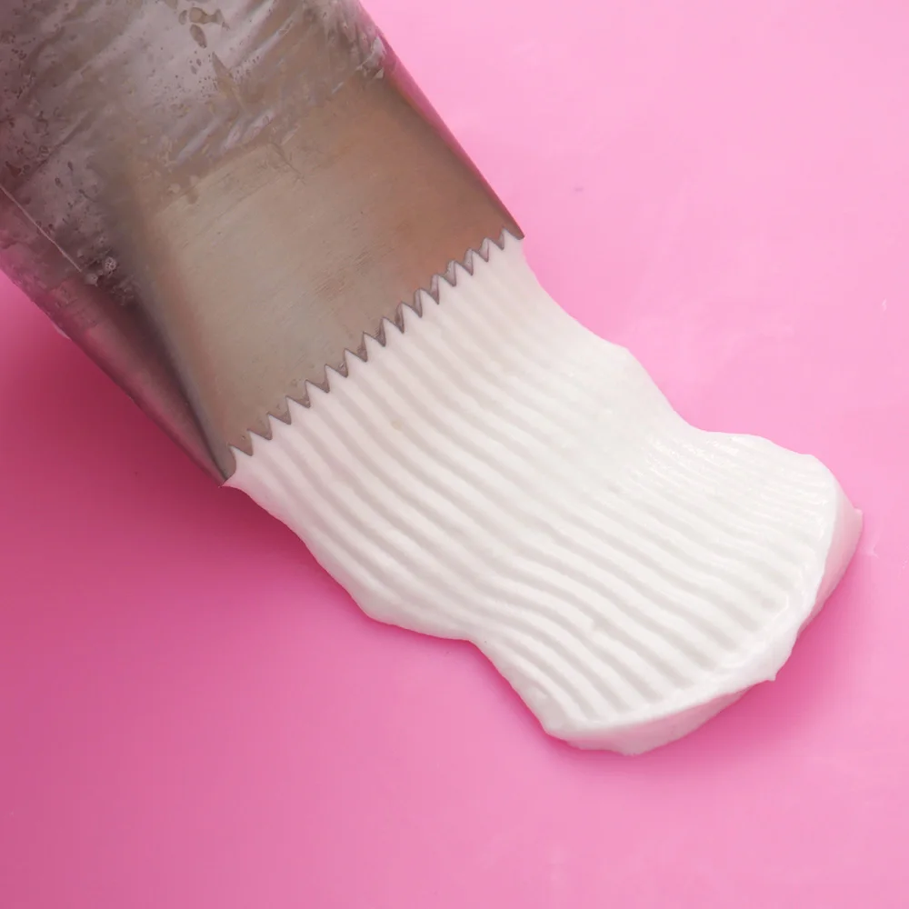 Basket Weave Tips Icing Piping Nozzle Tips Stainless Steel Writing Tube