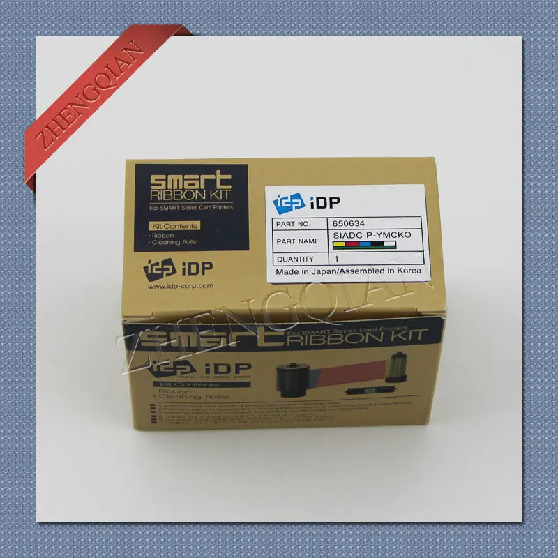 한국 스마트 ID 카드 프린터용 SIADC-P-YMCKO 리본, IDP650634