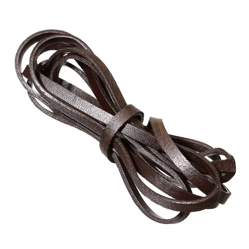 LINSOIR-5m-lot-3mm-5mm-10mm-Black-Brown-Flat-Leather-Cord-Genuine-Leather-Rope-Thread-For (4)
