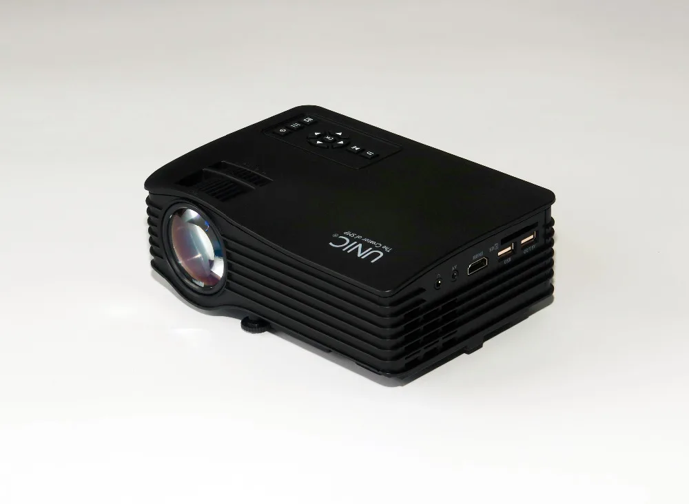 Portable Multimedia LED beamer UNIC UC36 Mini 640 * 480 Full Color 1080P Projector with HDMI AV