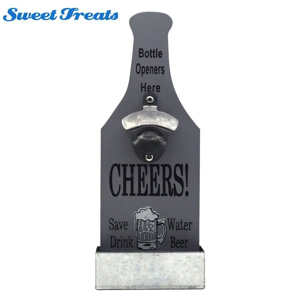 Creative American Country Wall Bottle Opener Vintage Retro Beer Shaped
