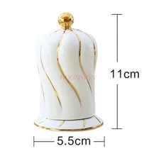 Пномпень зубочистка дома отель Специальный чистый белый керамический баночка для зубочисток простой зубочисток коробка