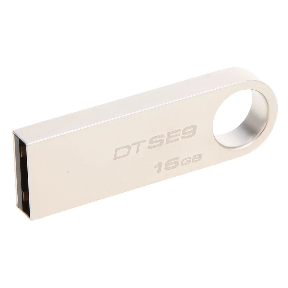 Kingston DTSE9 USB флеш-накопитель Металлический Мини-ключ USB накопитель 8 ГБ 16 ГБ 32 ГБ карта памяти USB флешка флеш-накопитель память - Цвет: White