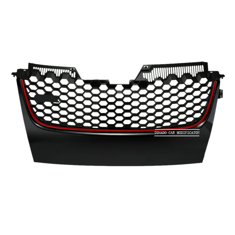 

For Golf MK5 ABS Front Bumper Grille Black meshed Grills Fit For VW Golf 5 or MK5 V GTI Bumper 2006-2009
