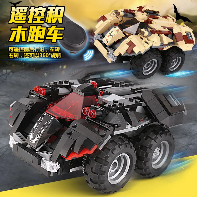 

Yeshin 13020 13030 384 Pcs Movie Series The Remote Control Batmobile Car Set Building Blocks Bricks Kids Birthday Gift