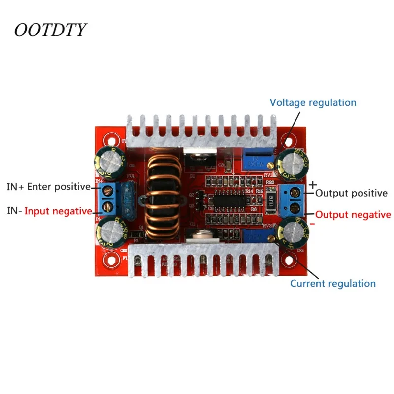 400W DC-DC повышающий преобразователь постоянного тока в переменный ток Питание Модуль светодиодный драйвер Step up Напряжение модуль