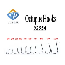 100 шт. 92554 Нержавеющая сталь Рыбалка Крючки осьминог клюв приманки Крючки Размеры 1/0 2/0 3/0 4/0 5/0 6/0 7/0 8/0 9/0 10/0