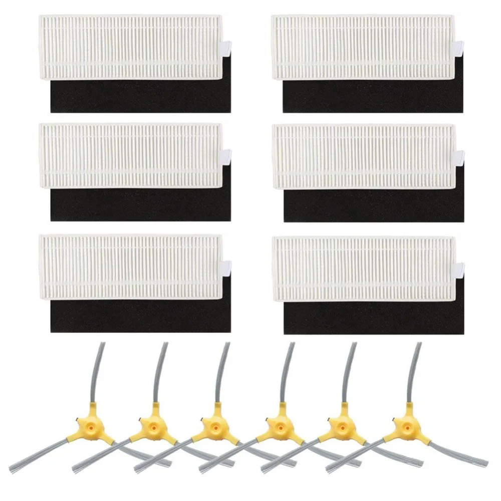 Vacuum Cleaner Parts for Eufy Robovac 11+ 11 Plus Robotic Vacuum Cleaner Accessories Hepa Filter Cotton Sets Side Brush Kits Vacuum Cleaner Parts for Eufy Robovac 11+ 11 Plus Robotic Vacuum Cleaner Accessories Hepa Filter Cotton Sets Side Brush Kits