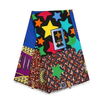 

mylb bintarealwax New Arrival 2019 Ankara Binta Real Wax High Quality 6 yards African Fabric for Party Dress