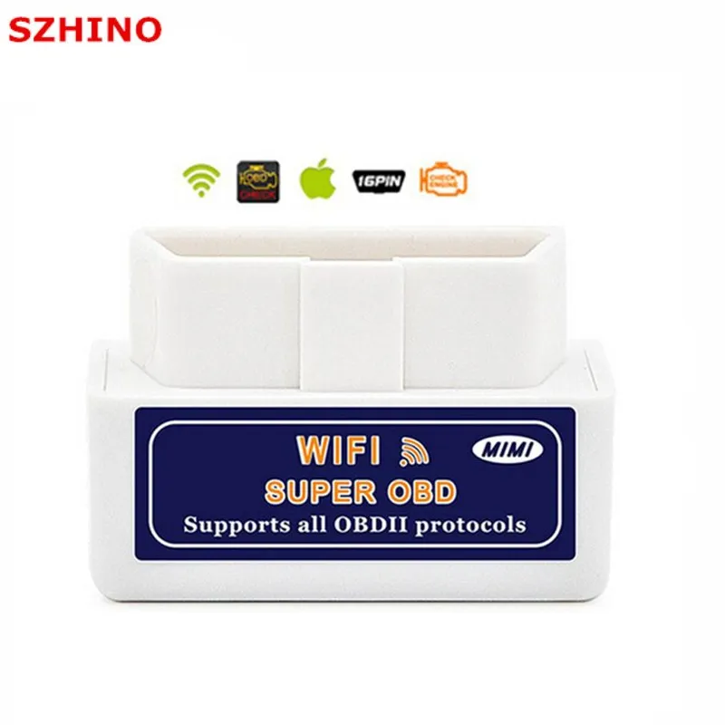 TOP Super Mini Wifi ELM327 ElM 327 Wifi V 1.5 OBD 2 II Car Diagnostic