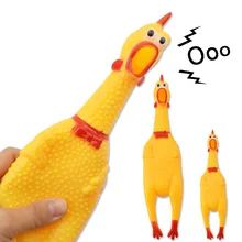 31cm 17cm pollo juguete estrujable con sonido juguete para mascotas juguetes del perro utensilio de descompresión con sonido divertido Gadgets