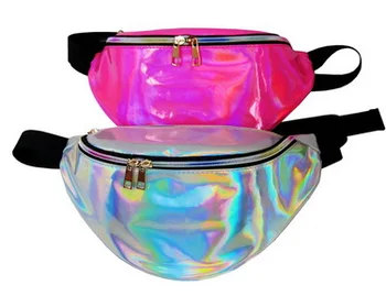 

by dhl or ems 20pcs New Holographic Fanny Pack Laser Waist Packs Heuptas Hip Bag Women's Waistband Banana Bags Waist bag