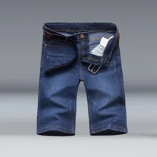 GEJIAN летние мужские новые джинсовые шорты, тонкие Стрейчевые шорты мужские модные повседневные Прямые мужские шорты s Pantalones Cortos Hombre