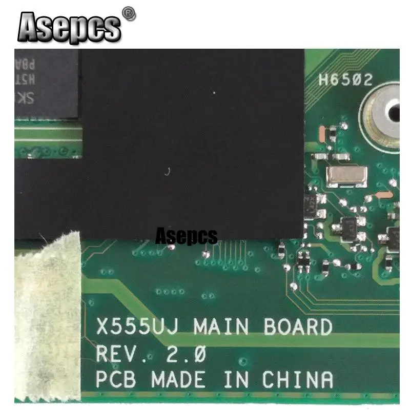 Asepcs X555UJ материнская плата для ноутбука ASUS X555UJ X555UF F555U X555UB X555UQ X555UTest originalmainboard 4G ram I7-6500U