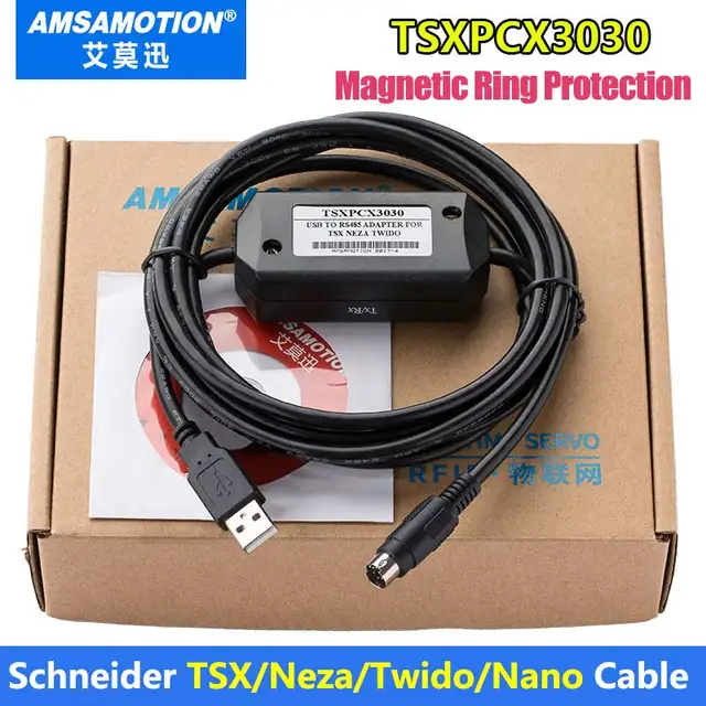$US $13.98  TSXPCX3030-C TSXPCX3030 Suitable Schneider TSX/Neza/Twido/Nano PLC Programming Cable