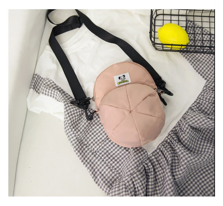 Menghuo New Hot Model Hat Shape Women Nylon Crossbody Bag Cute Handbags Shoulder Bags Creative Lady Messenger Cross body Bags00_32_21