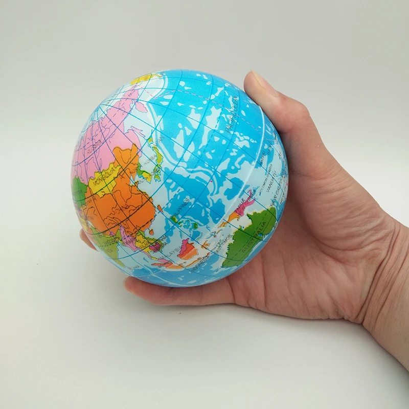 Anti Stress toys Relief World Map Foam Ball Atlas Globe Palm Ball Planet Earth Ball Toys for Chrildren Girls Boys 100mm 6pcs Anti Stress toys Relief World Map Foam Ball Atlas Globe Palm Ball Planet Earth Ball Toys for Chrildren Girls Boys 100mm 6pcs