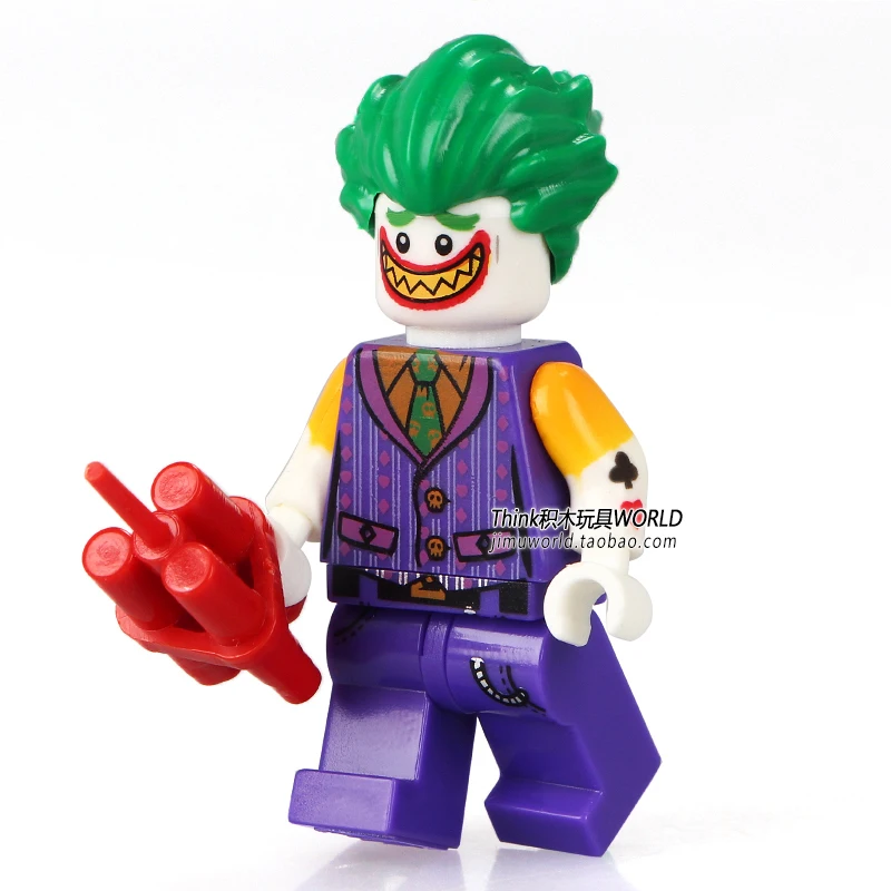 Single Sale Super Heroes Building Blocks Figures Batman The Joker Moive Toys