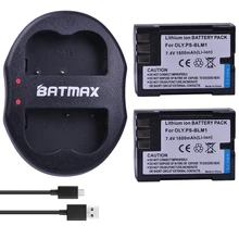 2 шт. PS-BLM1 BLM-1 PS BLM1 Батарея+ USB Dual Зарядное устройство для цифровой камеры Olympus E-300 E-330 E-500 E-510 C-5060 C-7070 C-8080 E-1 E-3 E-30 E520
