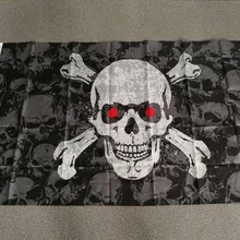 Йонин 90*150 см Веселый Роджер Череп Кость пиратский флаг