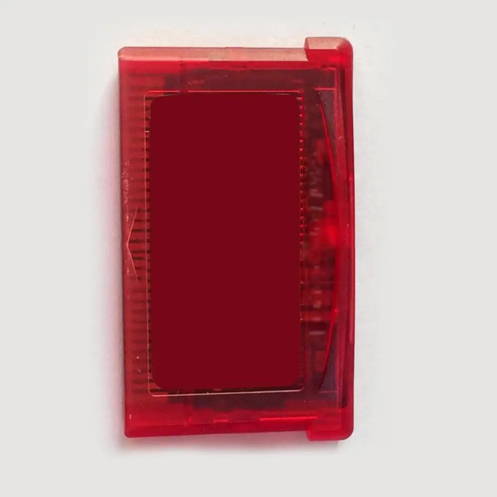 Игровые карты для nintendo GBA SP tv видеоигра карта Семейная Игра карта памяти для видео ТВ консоль для покемона(без наклейки - Цвет: dark red