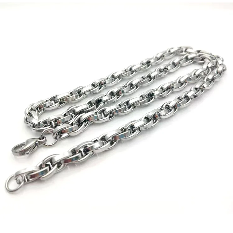 

Fashion titanium steel necklace jewelry stainless steel bracelet men's trend high-end jewelry hot sale
