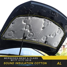 Авто двигатель звукоизоляция хлопок отделка Аксессуары для Mersedes-benz A класс W177 V177