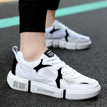 

Hot sold spring and summer newest fashion tide shoes mesh casual breathable non-slip outdoor lightweight comfortable men's shoes