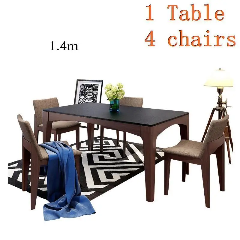 Eet Tafel Piknik Masa Sandalye Eettafel Salle A Manger mercerne Juego Pliante Wood Tablo Comedor Mesa De Jantar обеденный стол - Цвет: MODEL G