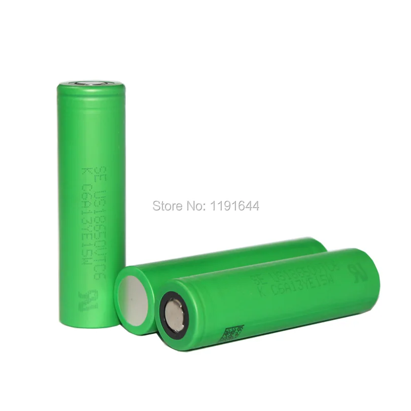 4 шт./лот 3,6 V US18650 VTC6 3000mAh 30A разрядка E-Cig батарея для sony