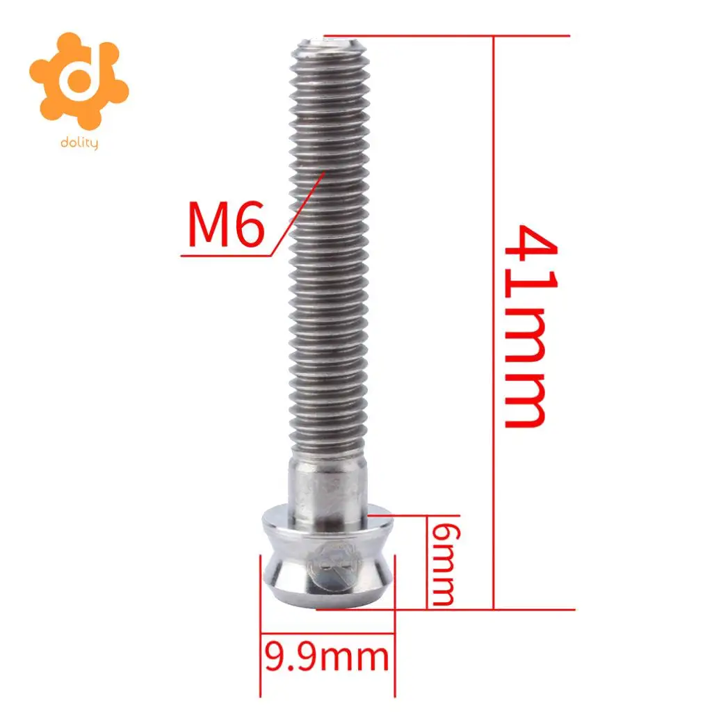 Титановая Крышка для велосипедной гарнитуры M6x35mm Ti болт верхняя крышка