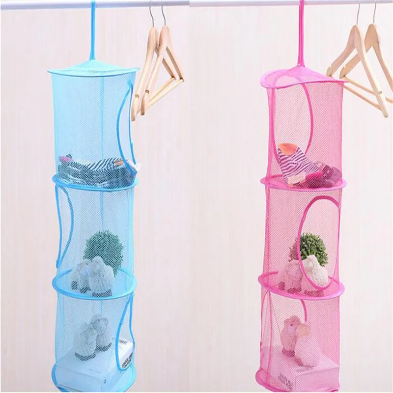 Kids Toys Storage bags Nets Hanging Multilayer Storage Cages Bag