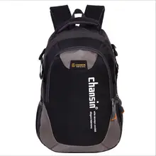 Chansin Coréenne couleur bloc amant hommes et femmes ordinateur sac à dos sac Élèves de l’école sac 50*30*15 cm X50-094