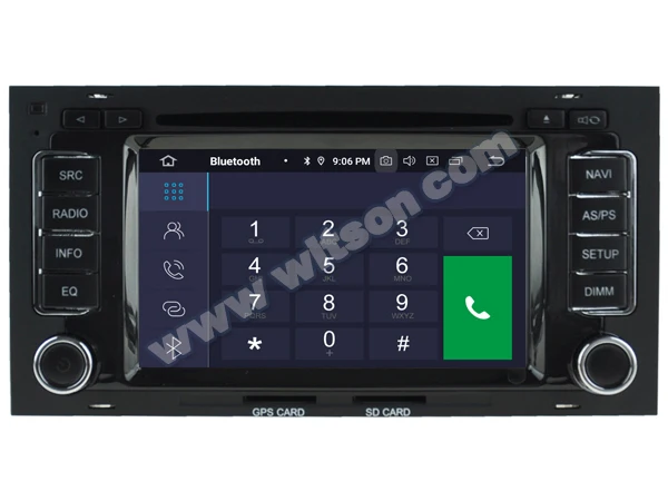 Sale 6.2" Android 9.0 OS Car DVD Multimedia GPS Radio for Volkswagen Touareg 2004-2011 with Car Play / Android Auto Functions Support 0