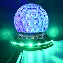 Mini LED Stage Light Rotating Colorful DJ Disco Effect Light Crystal Magic Ball Strobe Stage Lighting Home Christmas ktv Party Mini LED Stage Light Rotating Colorful DJ Disco Effect Light Crystal Magic Ball Strobe Stage Lighting Home Christmas ktv Party